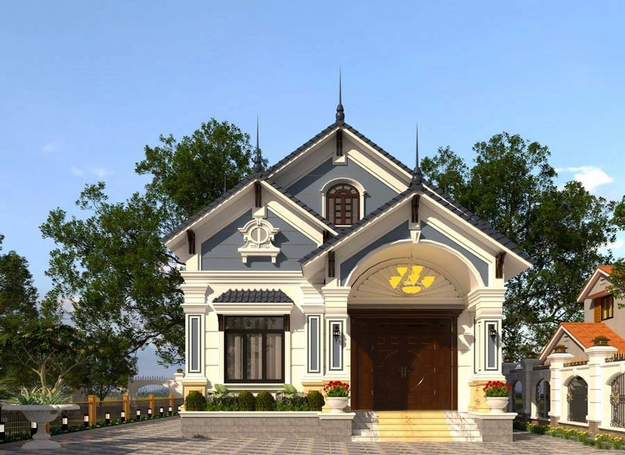 Xem ngay mẫu nhà cấp 4 mái thái đơn giản