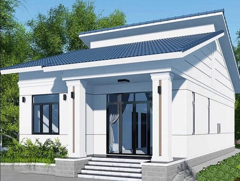 Tham khảo mẫu nhà cấp 4 nông thôn 3 phòng ngủ 1 phòng thờ rộng rãi