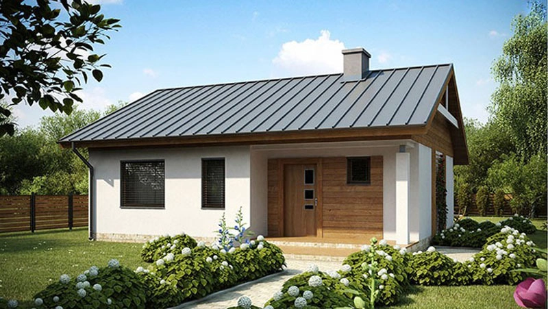 Tham khảo mẫu nhà cấp 4 nông thôn 5x20 thiết kế tiện nghi