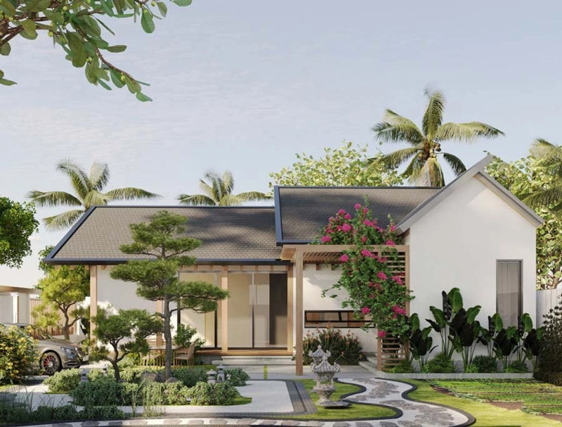 Khám phá mẫu nhà cấp 4 nông thôn ngay xưa mộc mạc truyền thống