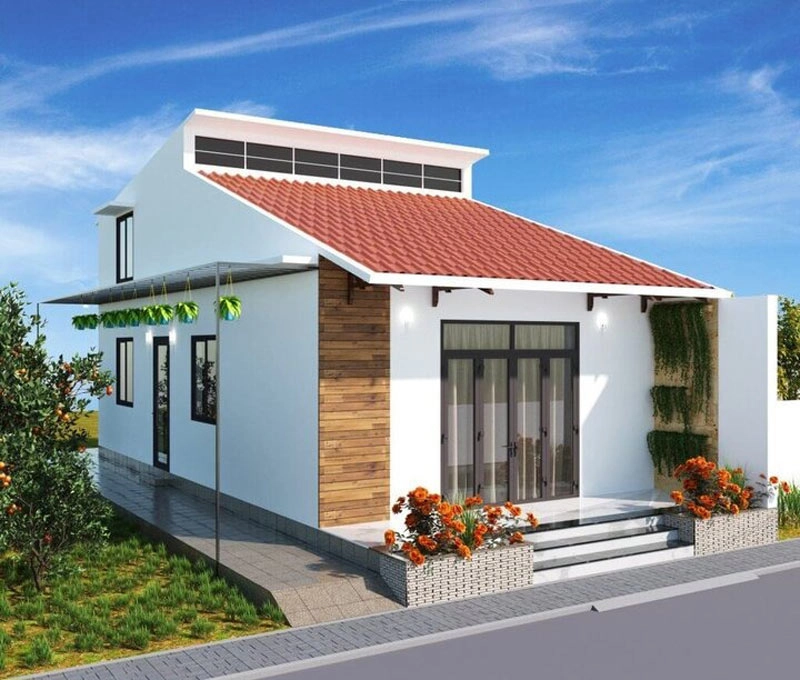 Khám phá mẫu nhà cấp 4 nông thôn mái ngói mộc mạc gần gũi