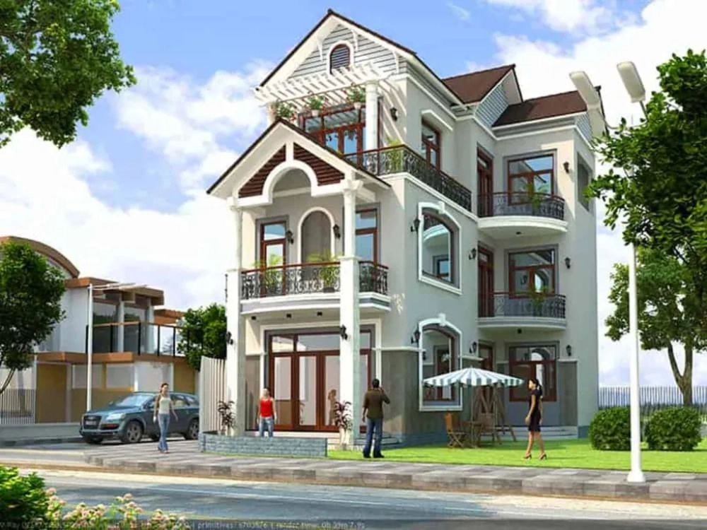 Ngắm nhìn mẫu nhà chữ l ngang 6m hiện đại