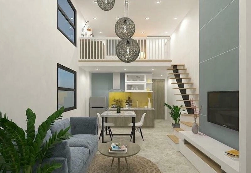 mái thái gác lửng tận dụng tối ưu không gian sống