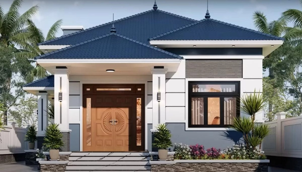 Tham khảo mẫu nhà gác lửng có ban công thoáng mát