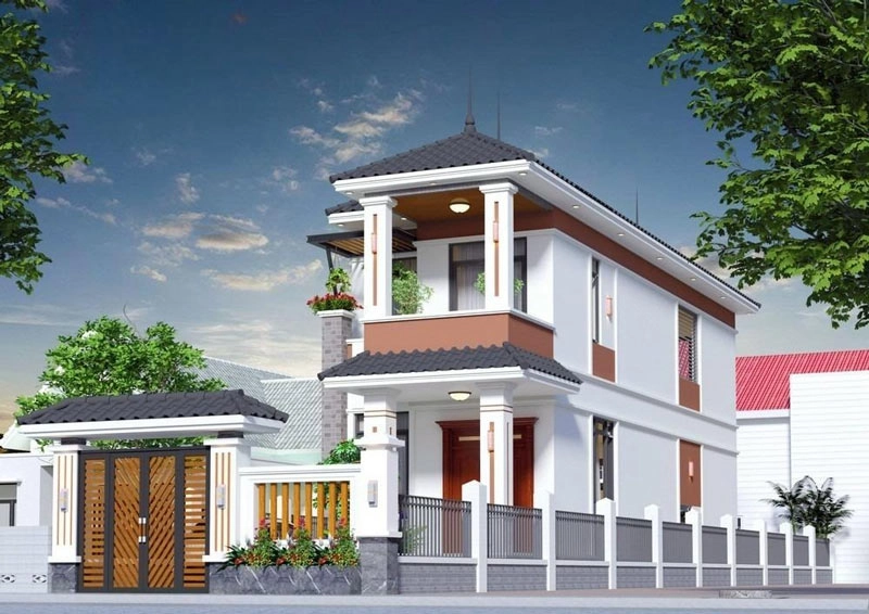 Gợi ý mái nhật 2 mặt tiền thoáng đãng sang trọng