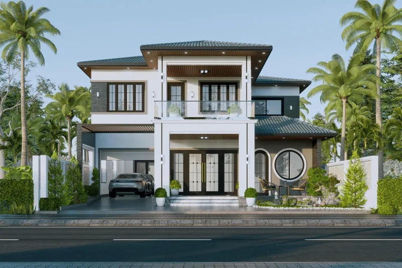 Tham khảo mái nhật chữ l phù hợp nông thôn phố thị