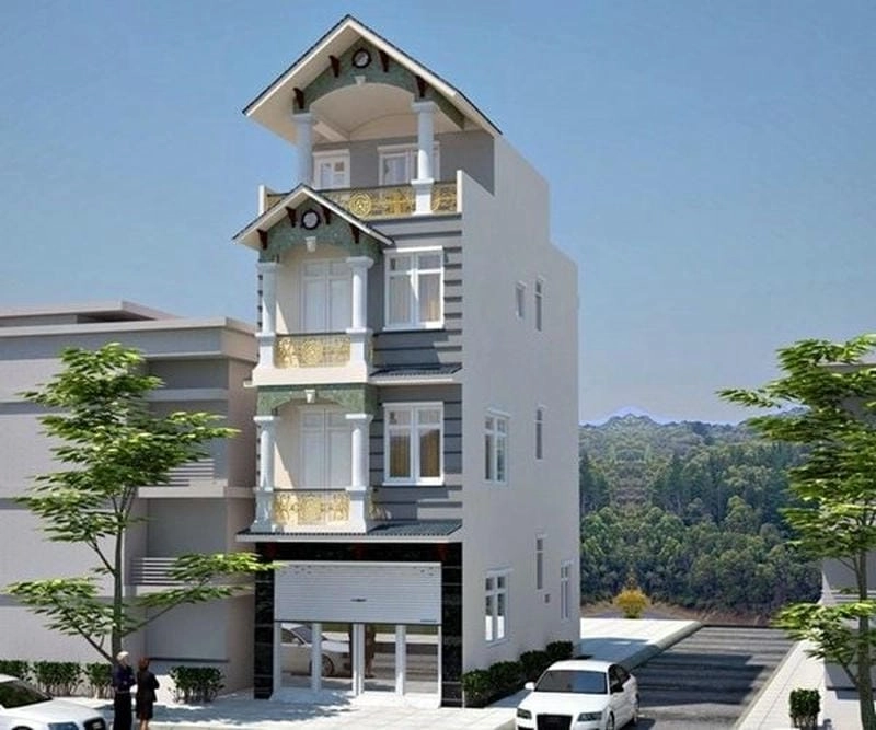 sơn nhà màu trắng xám lựa chọn nhẹ nhàng mà sang trọng