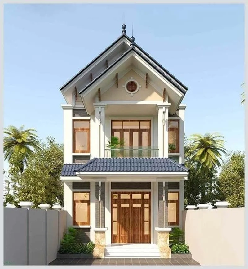 Tham khảo mẫu nhà ống 2 tầng mái thái 5x15m nhà ống mái thái