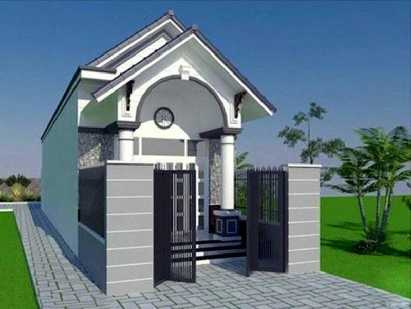 Chiêm ngưỡng 300 triệu trệt mẫu nhà ống 1 tầng đẹp cực chất