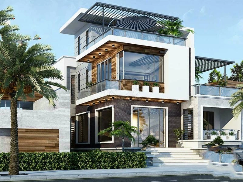 Khám phá vẻ đẹp của mẫu nhà 2 mặt tiền 2 tầng đẹp