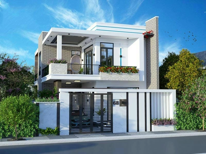 Tham khảo mẫu nhà phố mặt tiền đẹp 7x15m cuốn hút