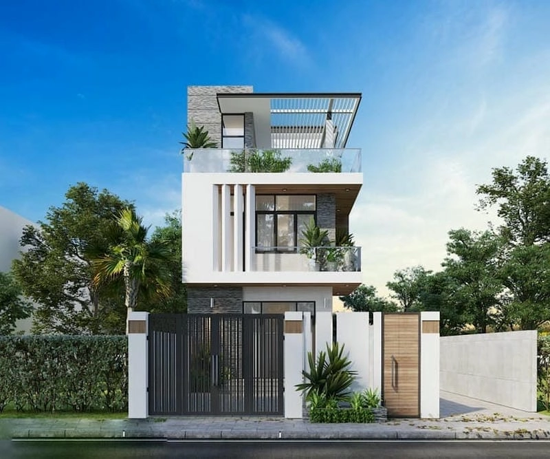 Gợi ý thiết kế nhà chiều ngang 7m đẹp