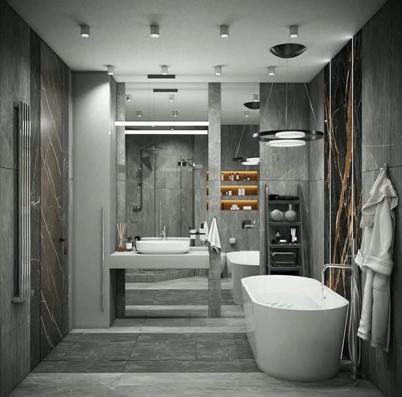 các mẫu nhà tắm hiện đại đa dạng lựa chọn