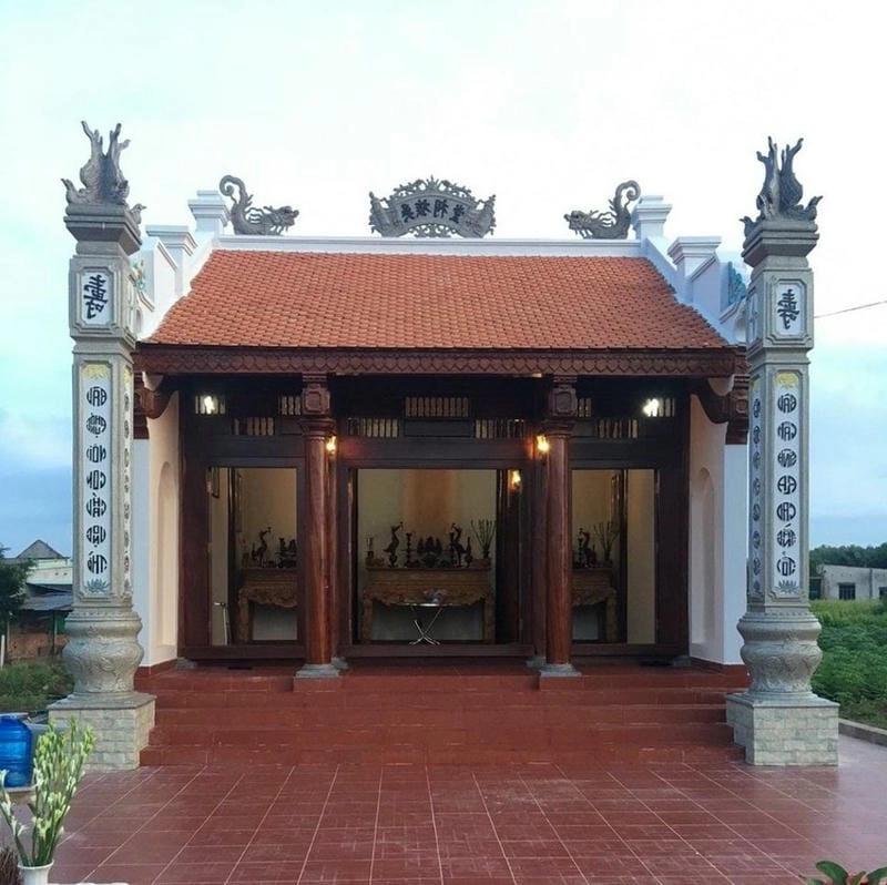 mẫu nhà thờ họ đẹp lựa chọn hợp phong thủy