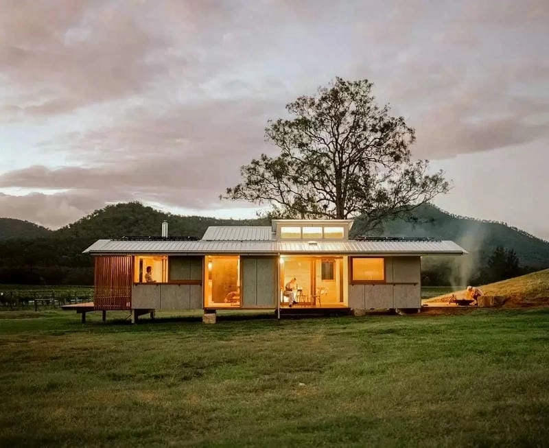 mẫu nhà tiền chế cấp 4 thiết kế đơn giản dễ thi công