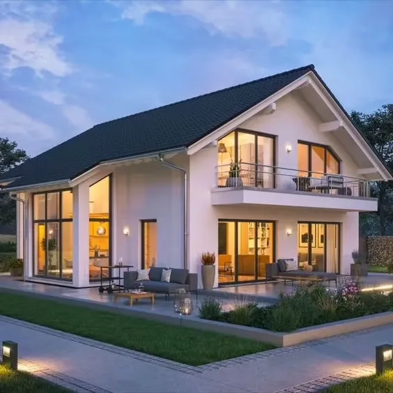 Khám phá 100m2 mẫu nhà vườn đẹp thiết kế 2 tầng