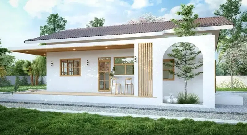 Khám phá mẫu nhà vườn đẹp 2022 phong cách 1 tầng