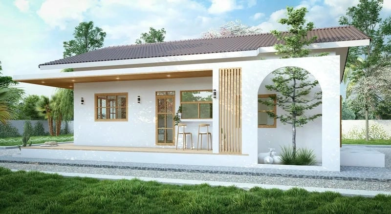 mẫu nhà vườn homestay gần gũi tự nhiên trải nghiệm thú vị