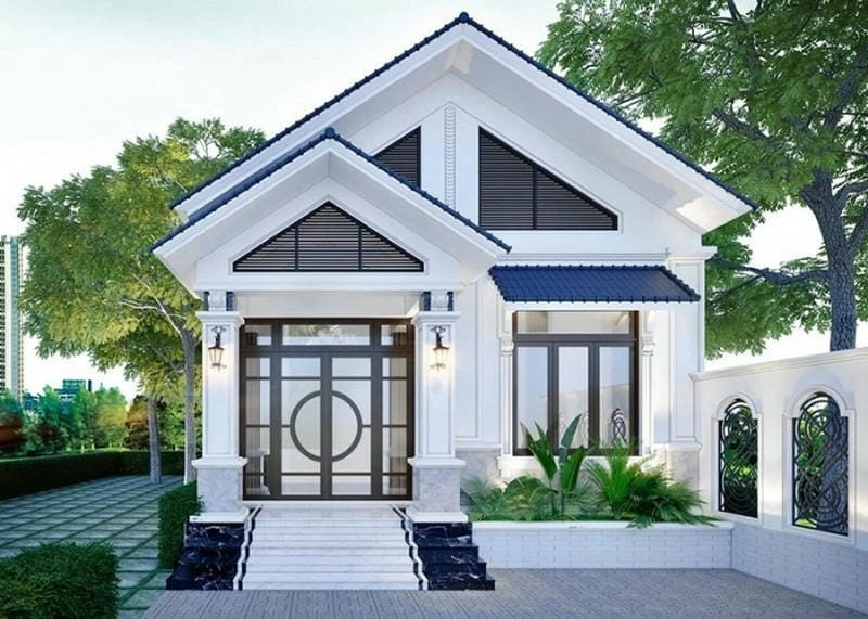 mẫu cửa cổng nhà phố hiện đại tiện lợi phù hợp đô thị