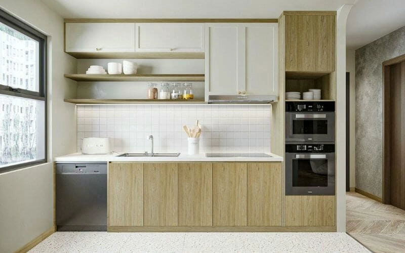 mẫu nhà bếp đơn giản tối ưu chi phí thi công