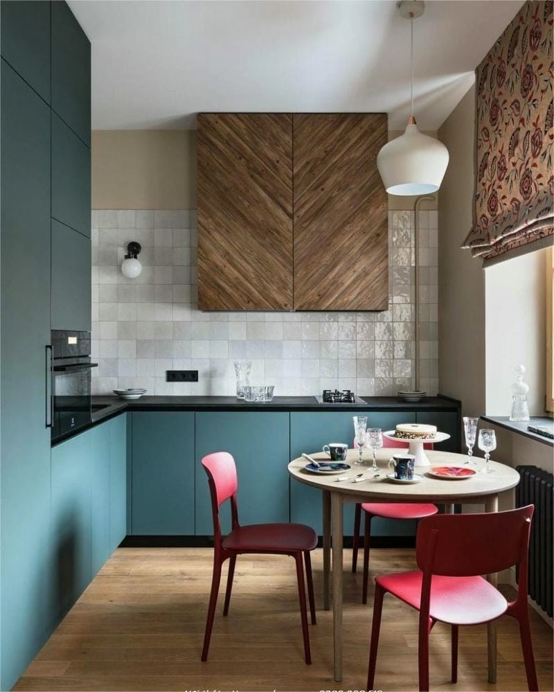 mẫu nhà bếp nhỏ gọn tiết kiệm diện tích tiện nghi