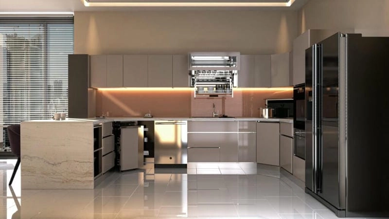 nhà bếp sơn màu gì gợi ý tone màu ấn tượng