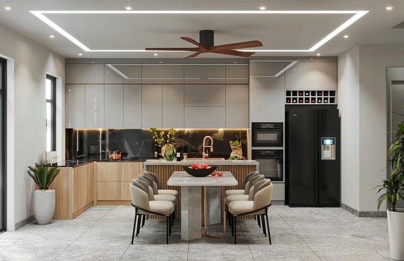 mẫu nhà bếp chung cư thiết kế tối ưu diện tích nhỏ