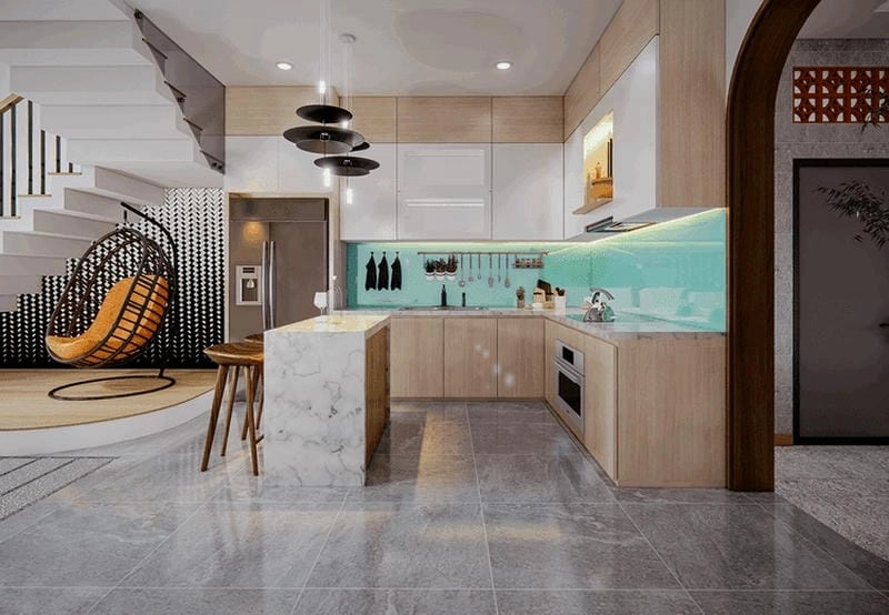 mẫu nhà bếp đẹp nhất thiết kế nổi bật ấn tượng