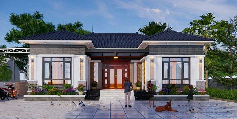 các mẫu nhà đẹp chữ u thiết kế đa dạng đầy sáng tạo