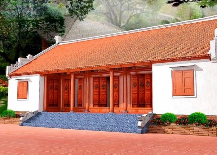 mẫu nhà gỗ 3 gian kiến trúc truyền thống Việt