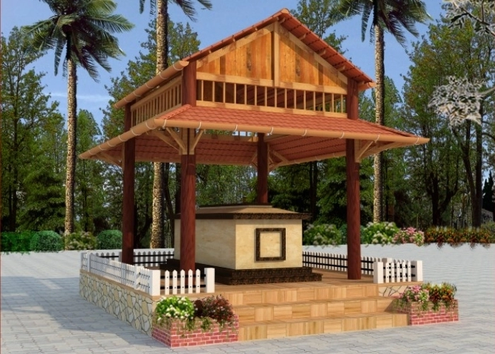 bánh ú mẫu nhà mồ tiền chế đẹp tham khảo thiết kế đẹp mắt