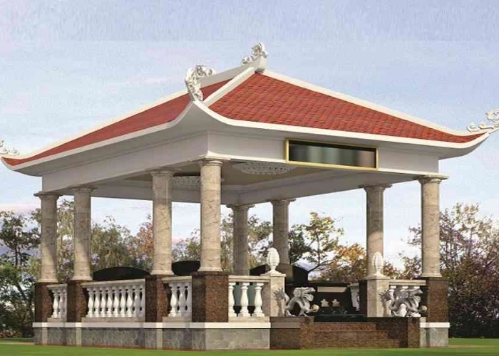 những mẫu nhà mồ tiền chế đẹp lựa chọn tiết kiệm hiện đại