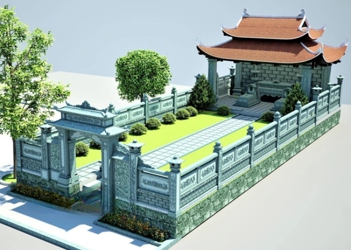 những mẫu nhà mồ đơn giản thiết kế tinh tế dễ thi công