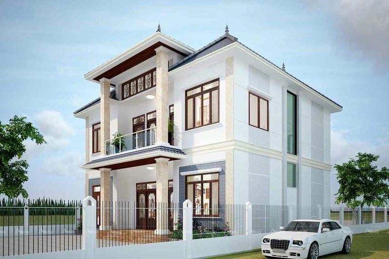 mẫu nhà vuông mái thái nhà đẹp mới sài gòn phong cách độc đáo mới lạ