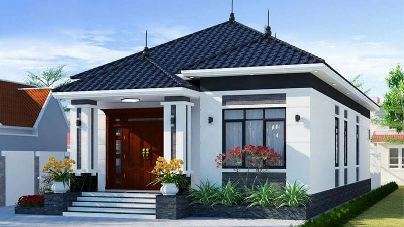 mẫu nhà vuông đẹp ý tưởng xây dựng sang trọng hiện đại