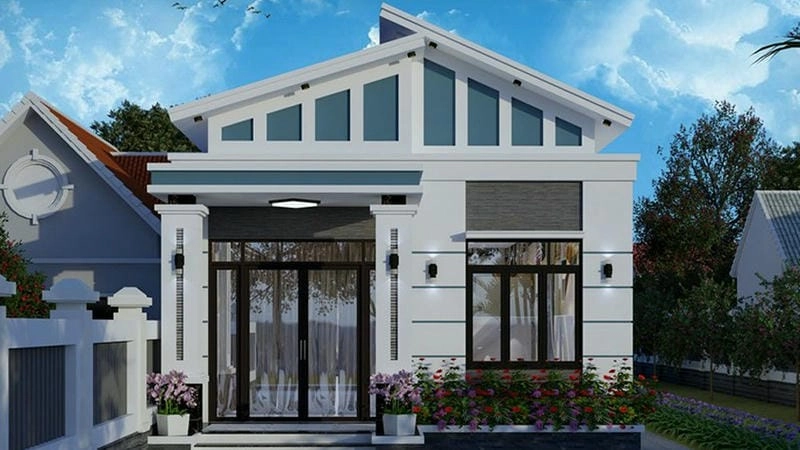 mẫu nhà vuông 1 tầng đẹp lựa chọn ấn tượng cuốn hút