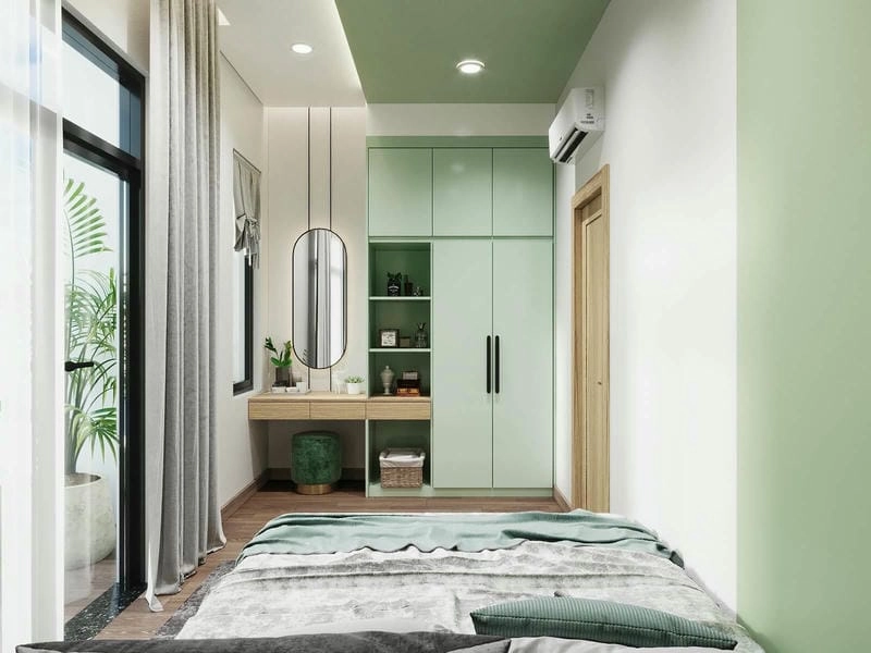 tuổi quý sửu sơn nhà màu gì chọn đúng tông mẫu sơn nhà màu xanh đẹp