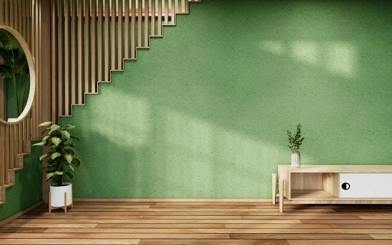 màu sơn nhà xanh lá cây trẻ trung mẫu sơn nhà màu xanh đẹp