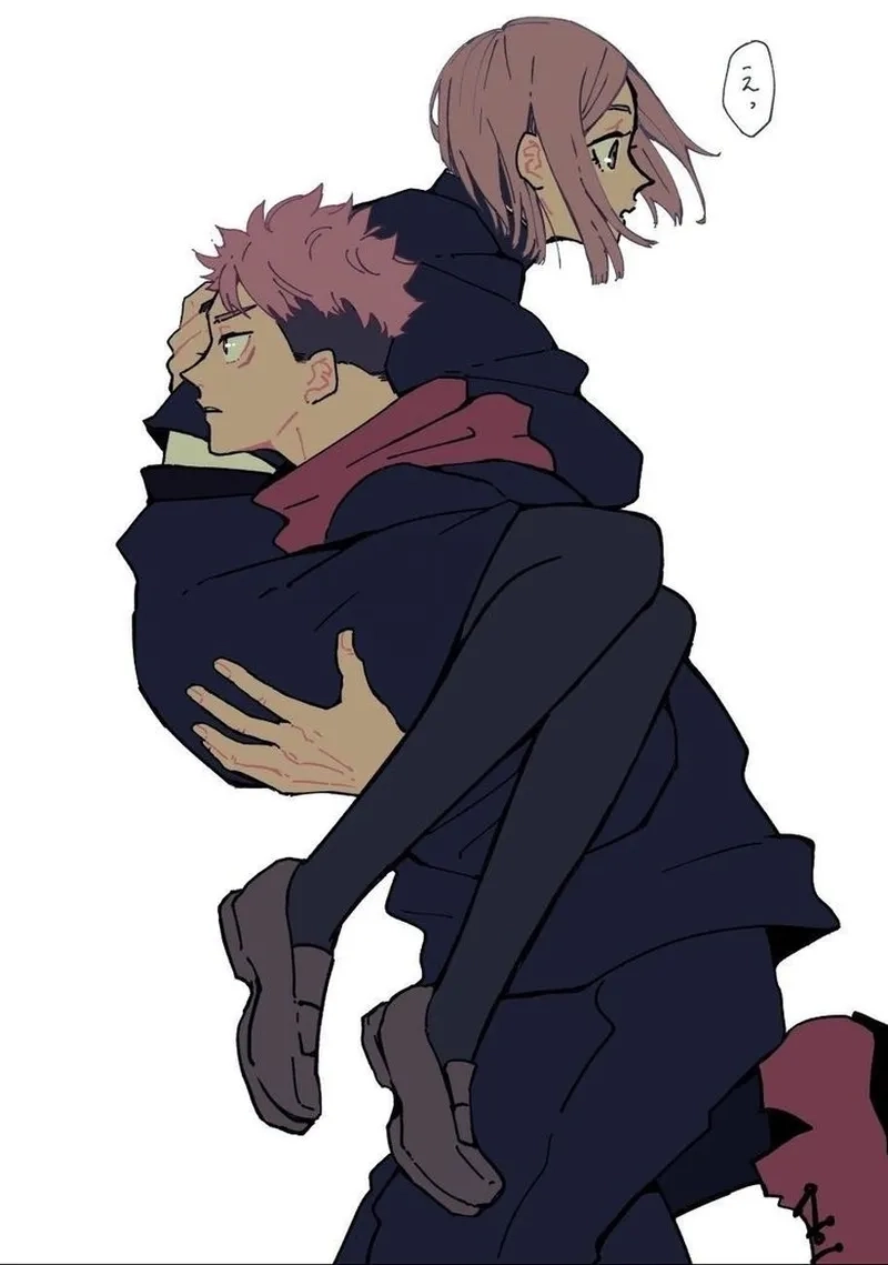 Nobara x Itadori thể hiện mối quan hệ thân thiết trong truyện