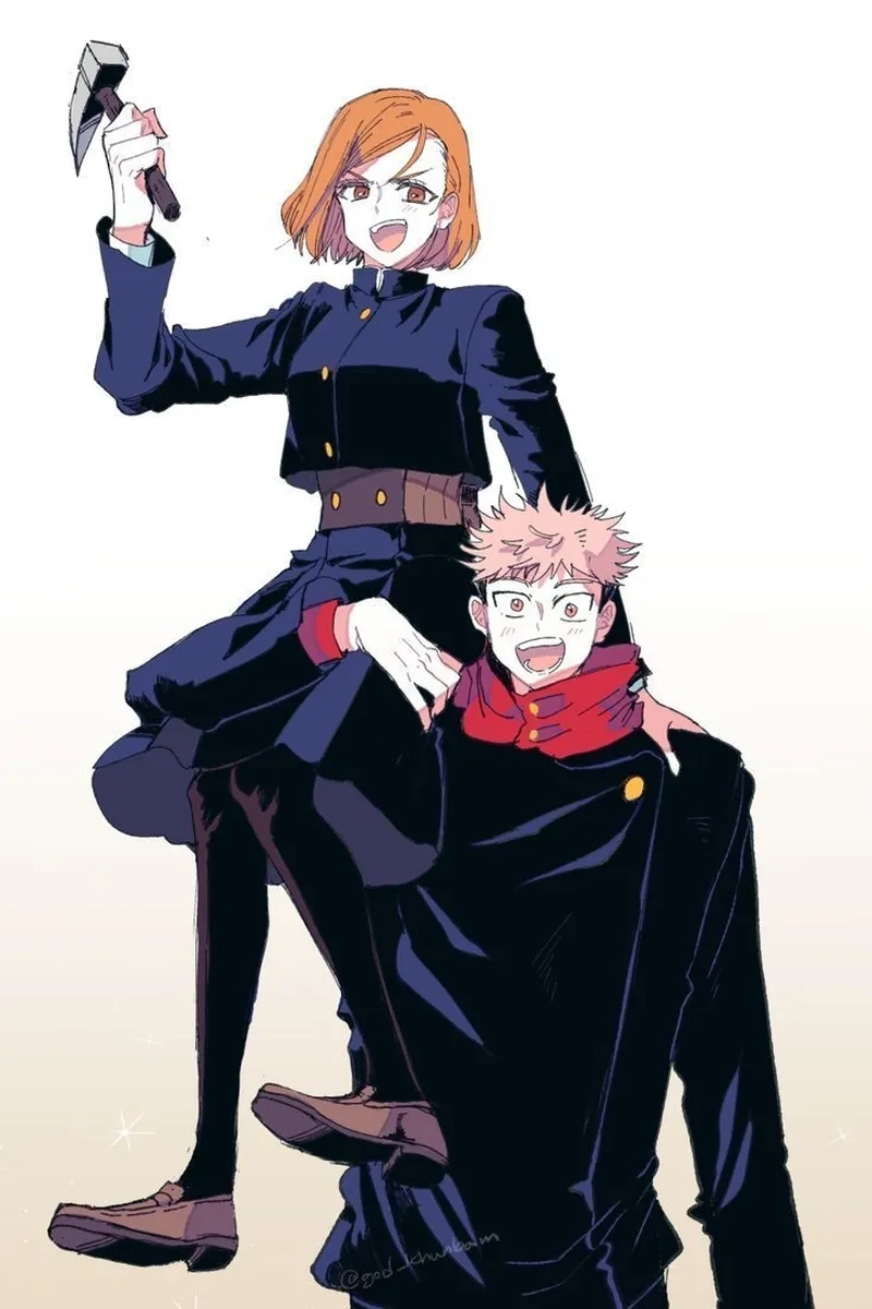 Nobara x Yuji sus là chủ đề hài hước và sáng tạo từ fan