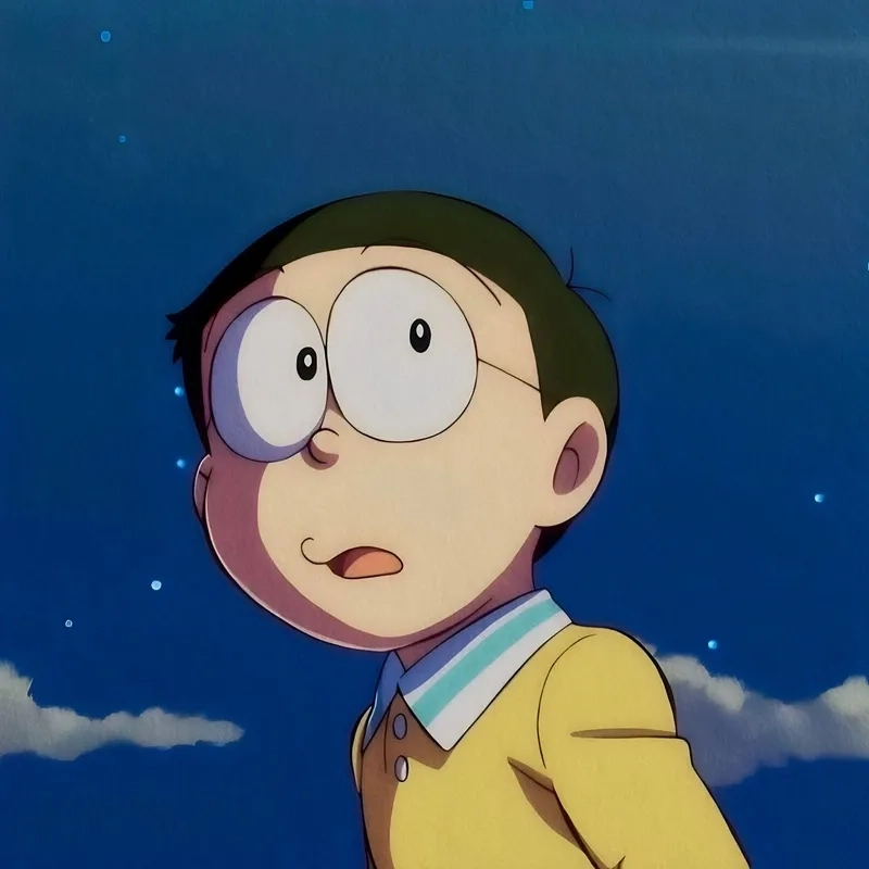 Phiên bản dễ thương tuyệt vời của hình Nobita cute