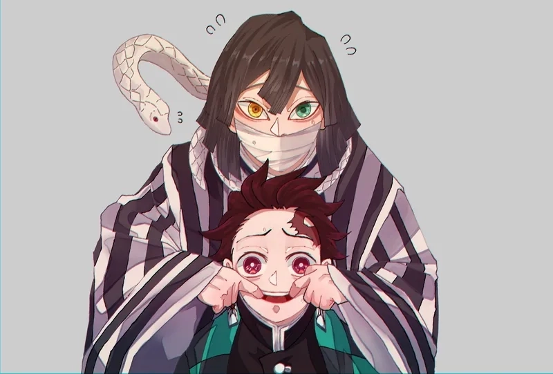 Câu chuyện giả tưởng về Obanai x Tanjirou được viết đầy cảm xúc