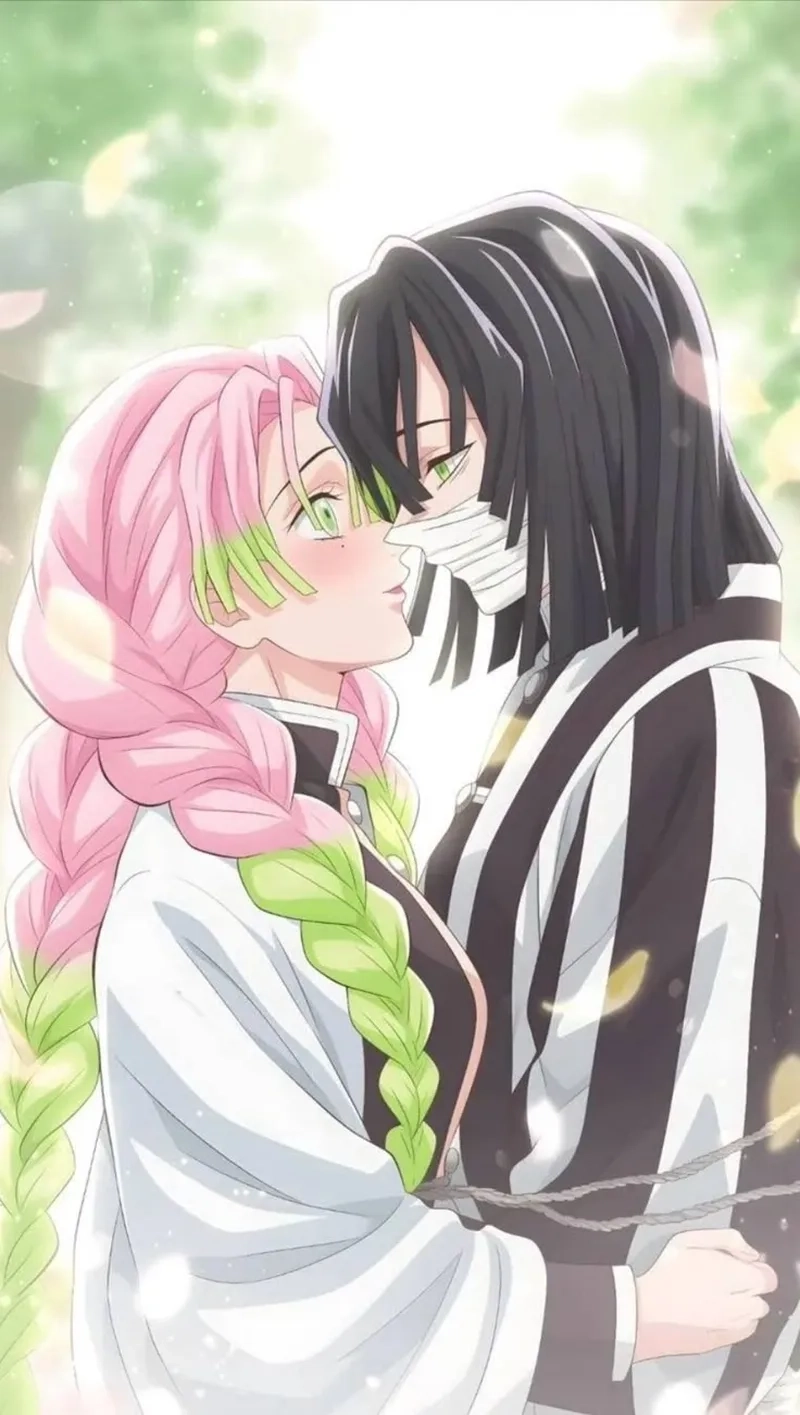 Fanart Obanai x Mitsuri Magmallow cực dễ thương và sống động