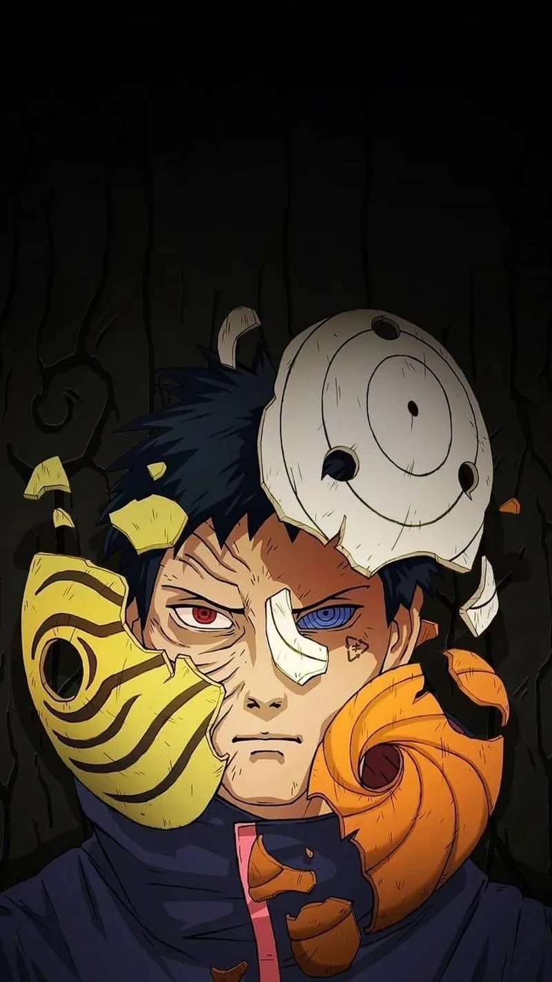 Visual uchiha obito ngầu với thần thái bá đạo