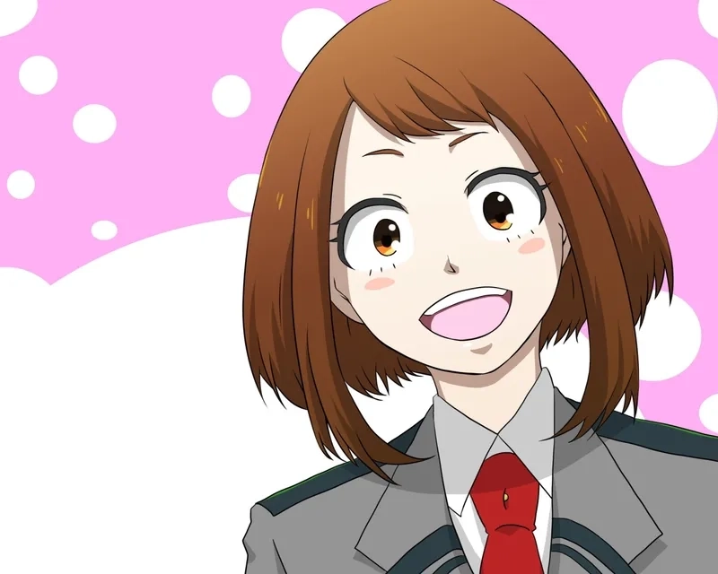 Ochako anime tái hiện đầy đủ cảm xúc, biểu cảm và sức mạnh của cô qua hoạt hình.
