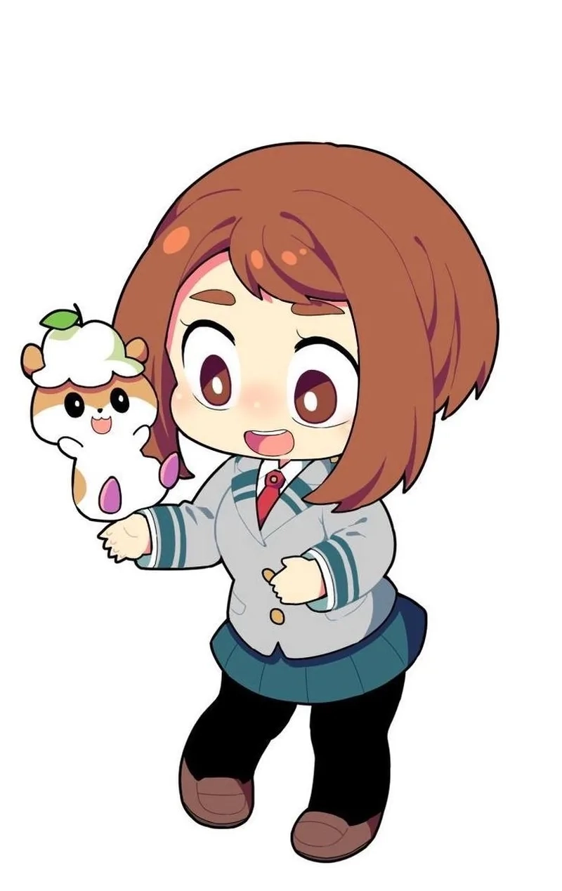 Anime Uraraka thường mang đến nhiều khoảnh khắc đáng yêu và cảm xúc.