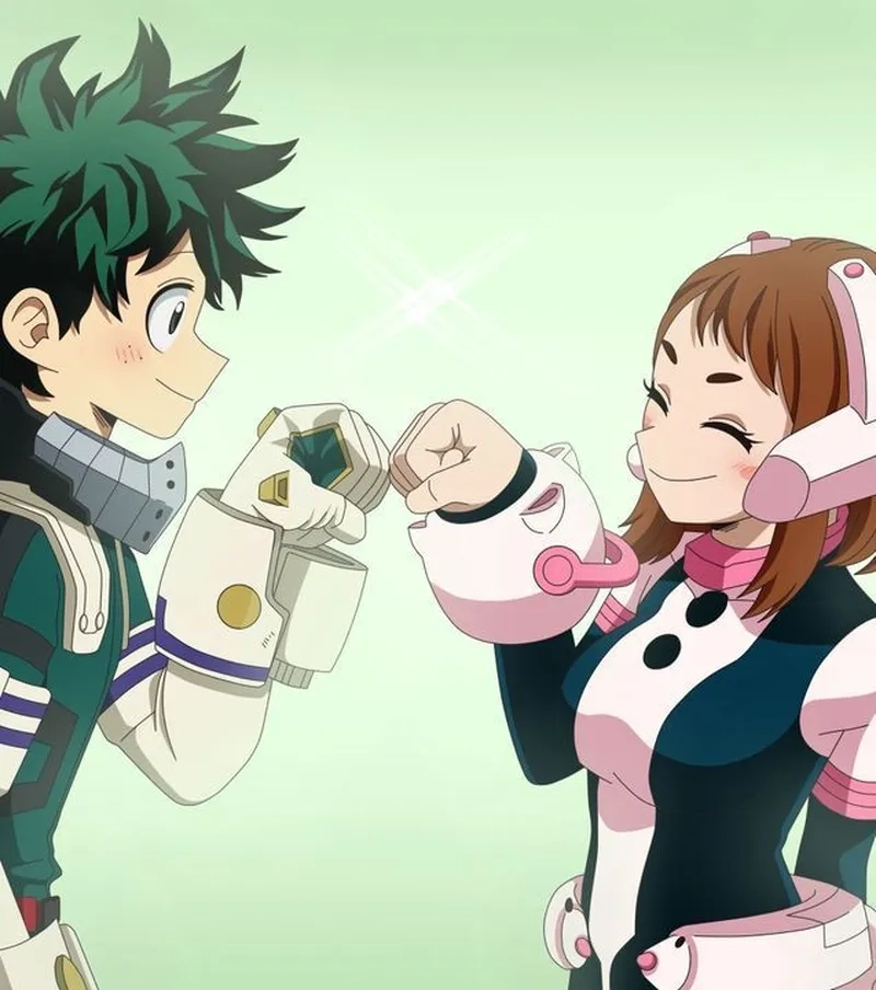 Izuku x Ochako là sự kết hợp giữa sức mạnh, lòng tốt và sự cảm thông.