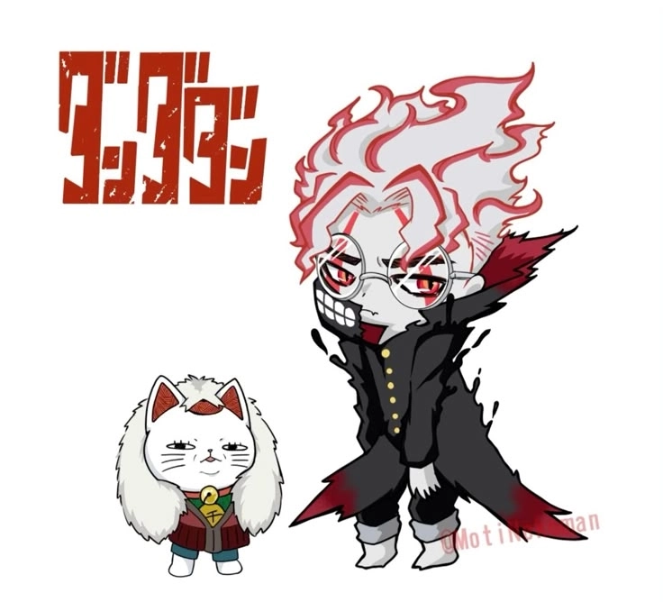 Okarun chibi art đầy sáng tạo và ngộ nghĩnh