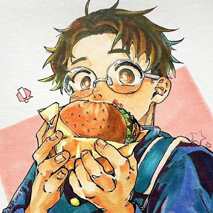 Kiểu tóc của Okarun mang phong cách học sinh giản dị