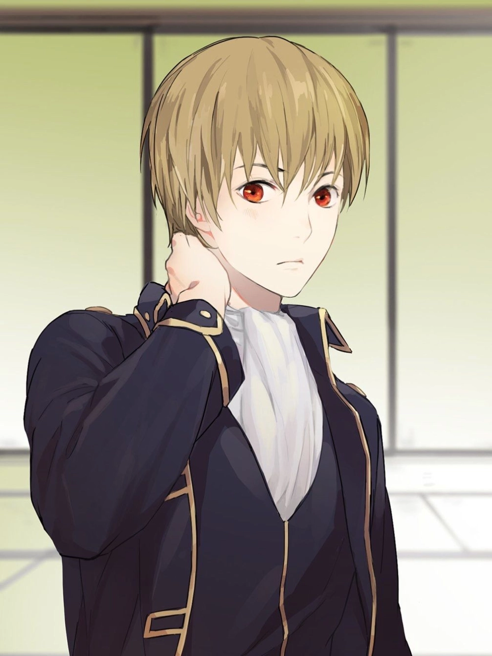 Okita Sougo sword gắn liền với kỹ năng sát thủ chuẩn xác